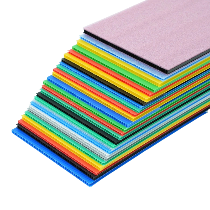Heavy Duty Twinwall Corrugated Plastic Board para sa Logistics Packaging