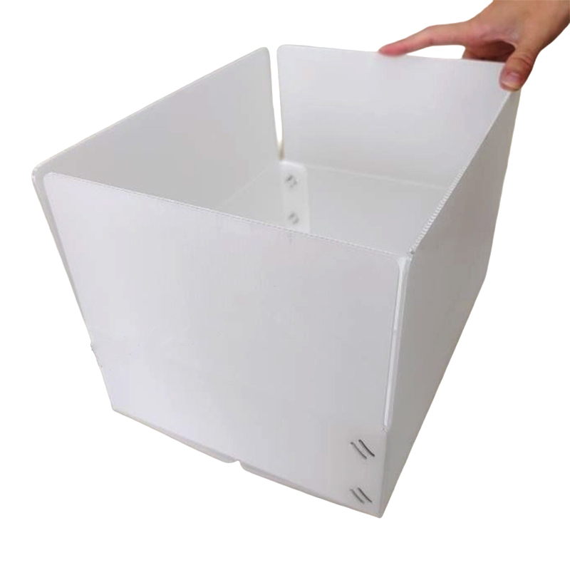 Stackable Maliit na Parihabang PP Corrugated Plastic Box