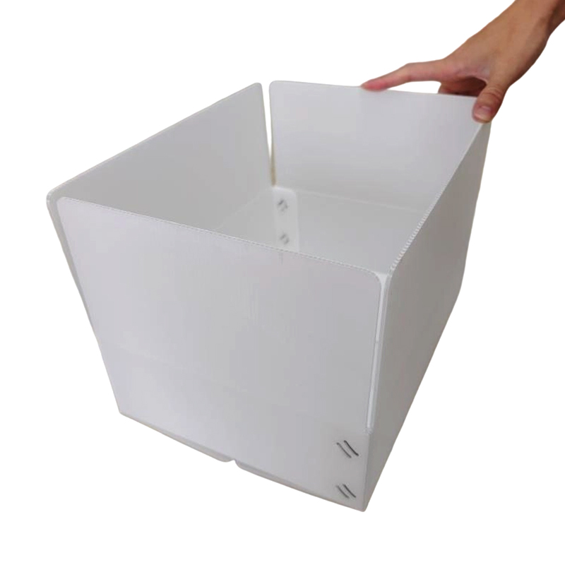 Stackable Maliit na Parihabang PP Corrugated Plastic Box