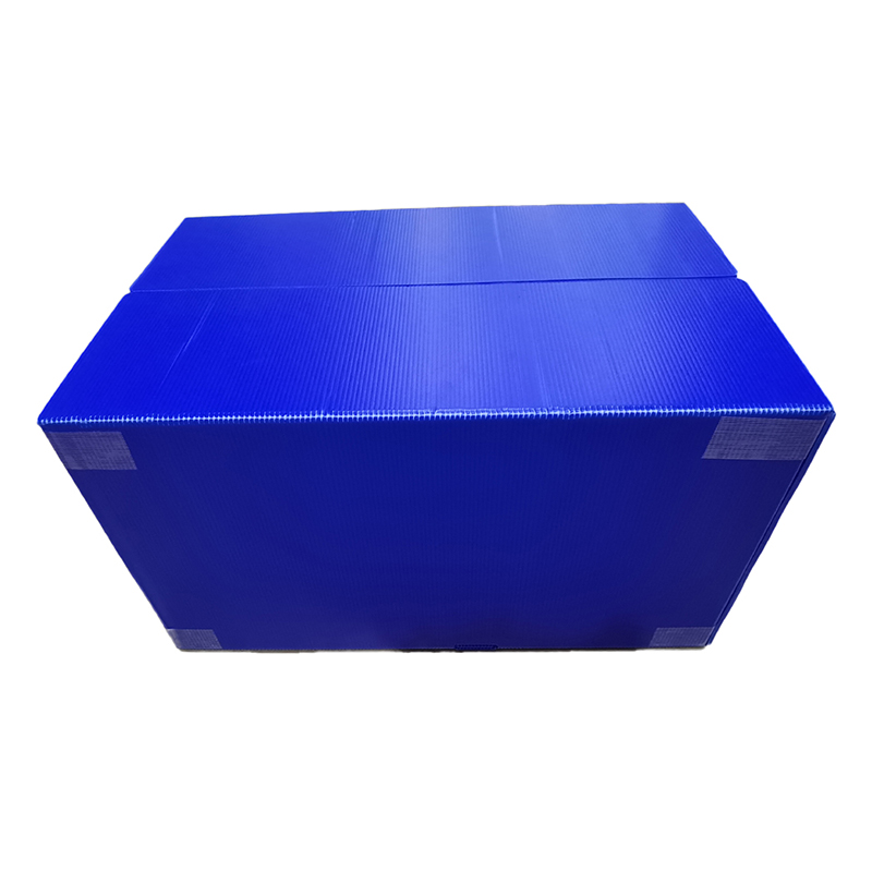 Velcro Closure PP Corrugated Plastic Storage Box na may Hand Hole