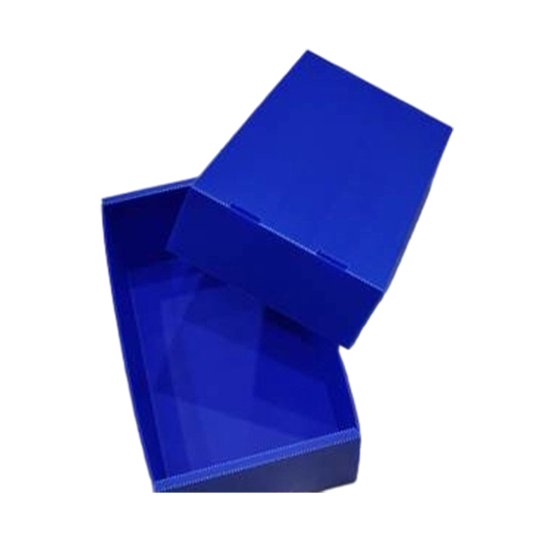 Dust Resistant Foldable Corrugated Plastic Top at Bottom Cover Box