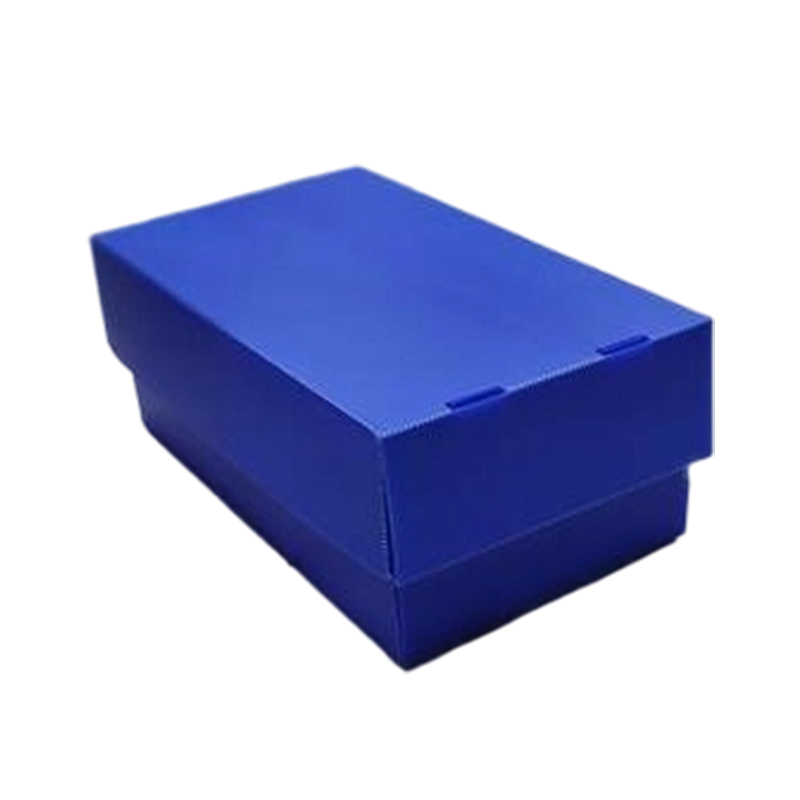 Dust Resistant Foldable Corrugated Plastic Top at Bottom Cover Box