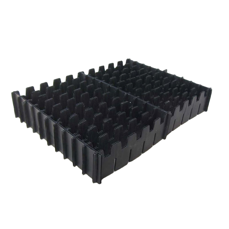 ESD Compartmentalized PP Hollow Board Container na may Grid Divider