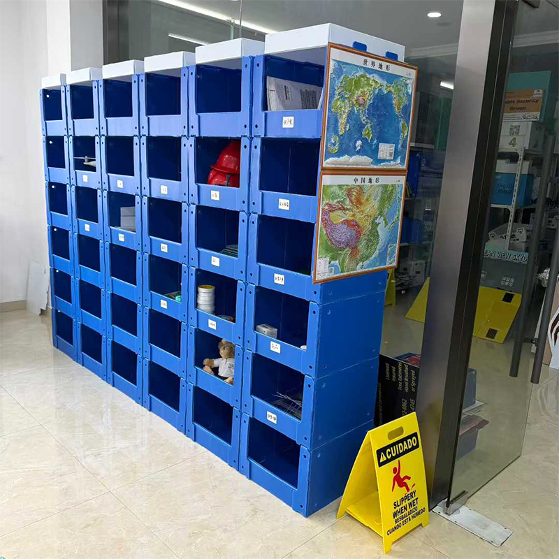 Pumili ng Storage Bin ng Stackable Correx PP Hollow Board Parts