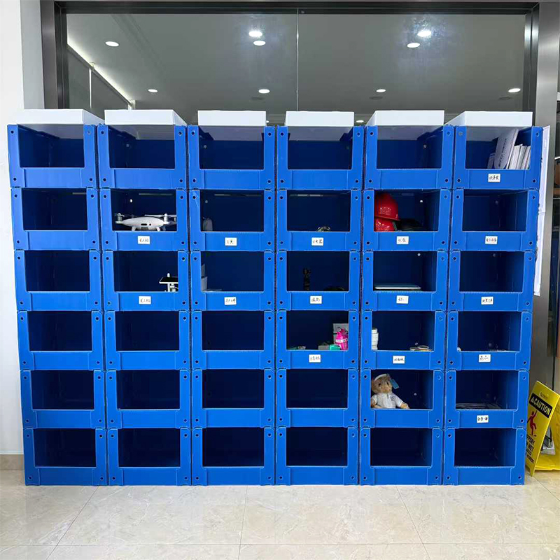 Pumili ng Storage Bin ng Stackable Correx PP Hollow Board Parts