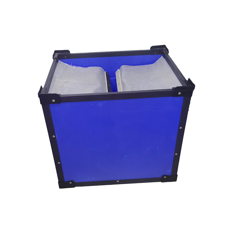 Waterproof Corrugated Plastic Nesting Tote Box na May Butas ng Kamay