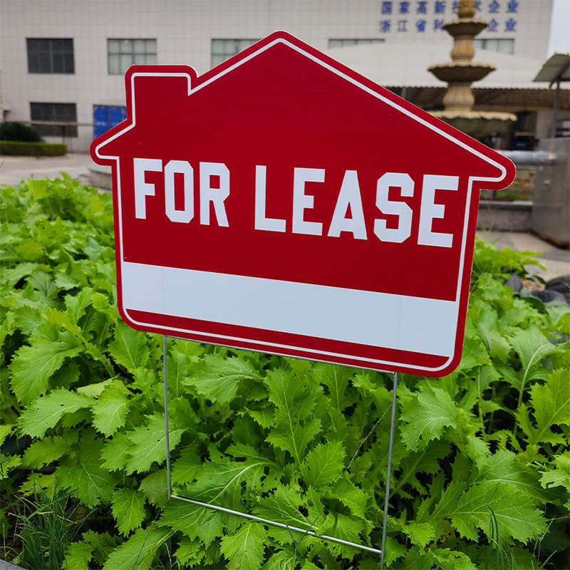 Lumalaban sa Panahon Corrugated Plastic Reminder Yard Stake Sign