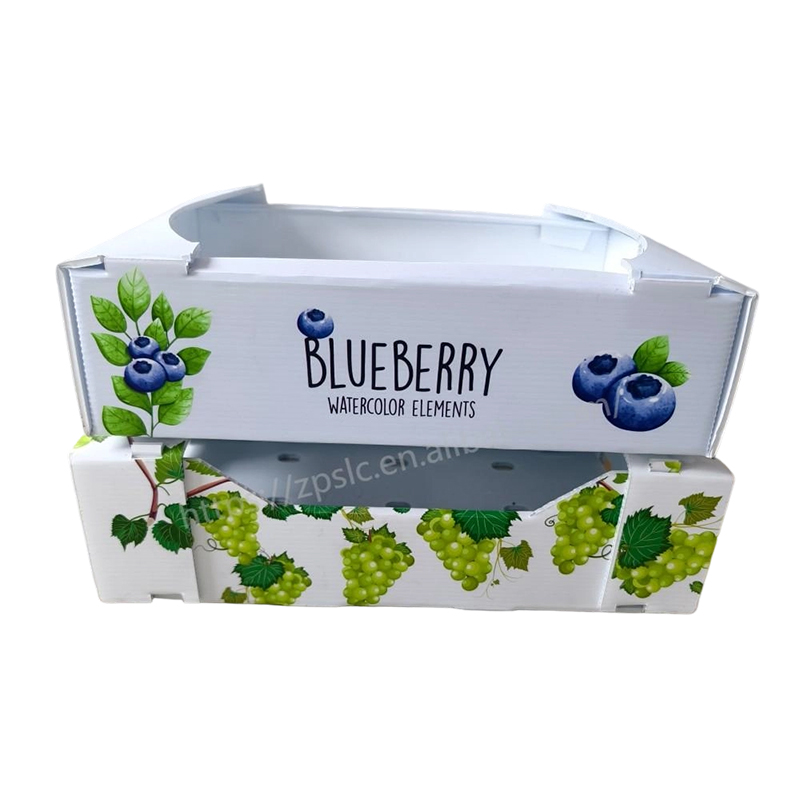 Foldable PP Corrugated Plastic Turnover Box na may Mga Butas sa Bentilasyon