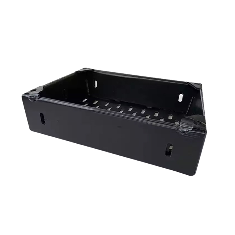 Buksan ang Top Stackable Plastic Corrugated Fruit Packing Box
