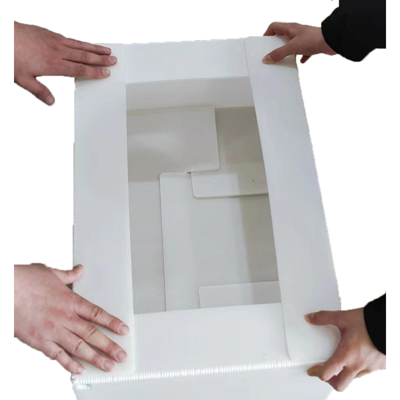 Buksan ang Top Stackable Plastic Corrugated Fruit Packing Box