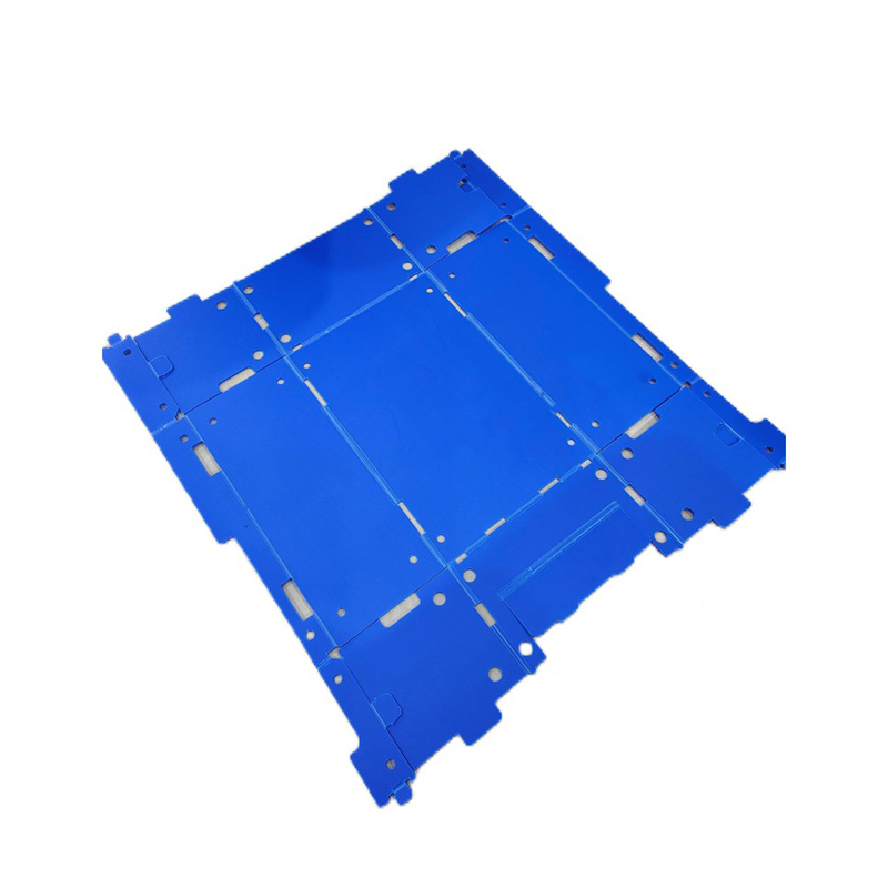 Stackable PP Corrugated Plastic Parts Pick Bin na may Mga Butas sa Gilid