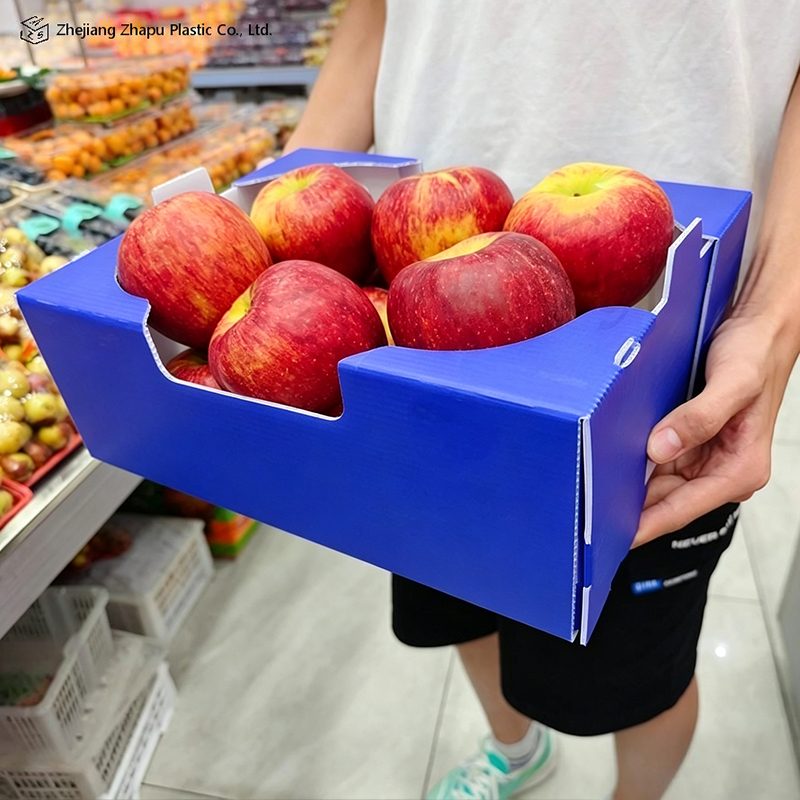 Foldable Printed PP Corrugated Box para sa Gulay at Prutas